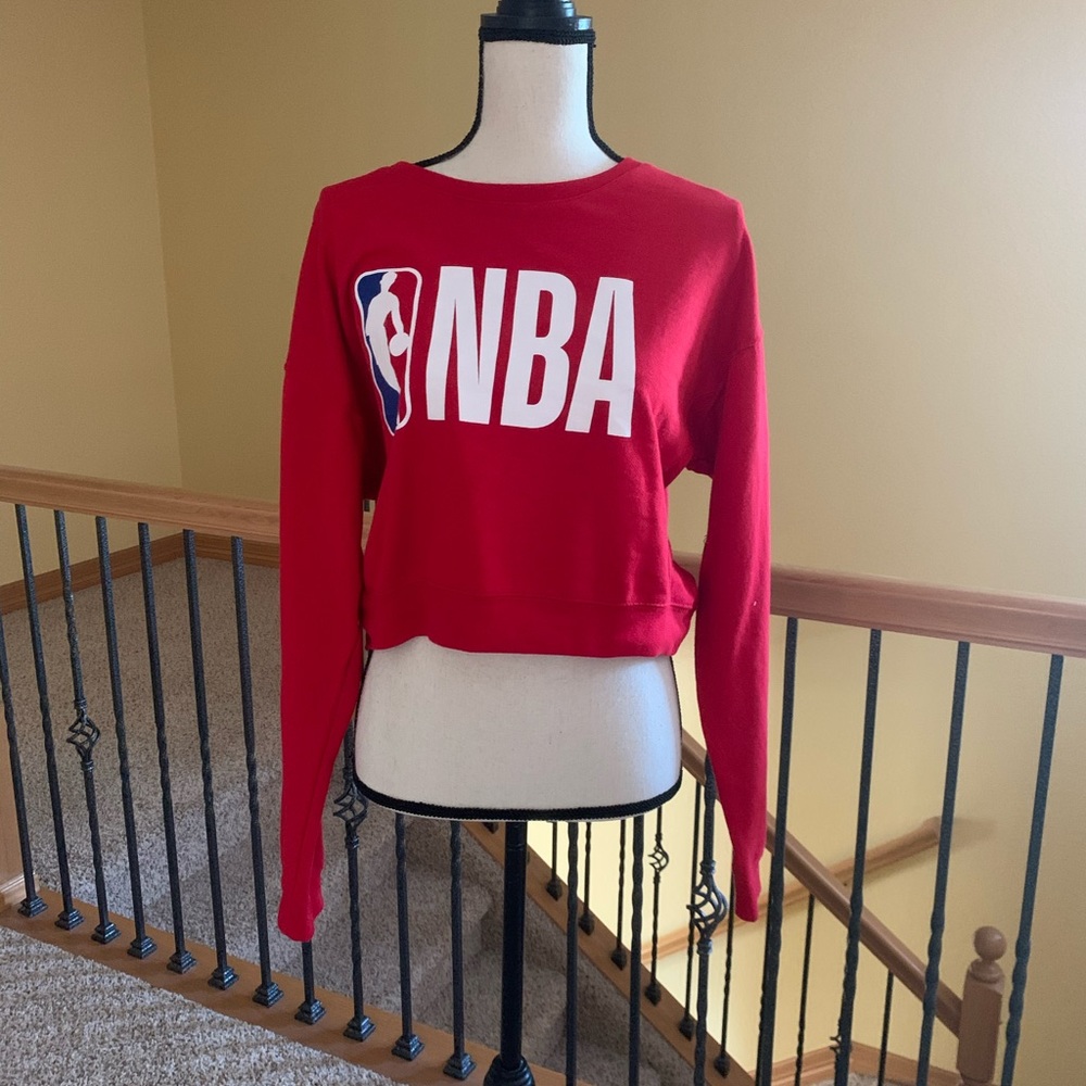 NBA Crop Sweatshirt L
